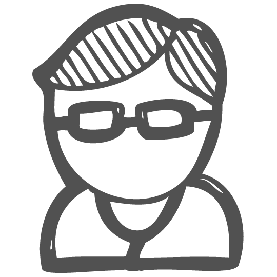 icon of cartoon man