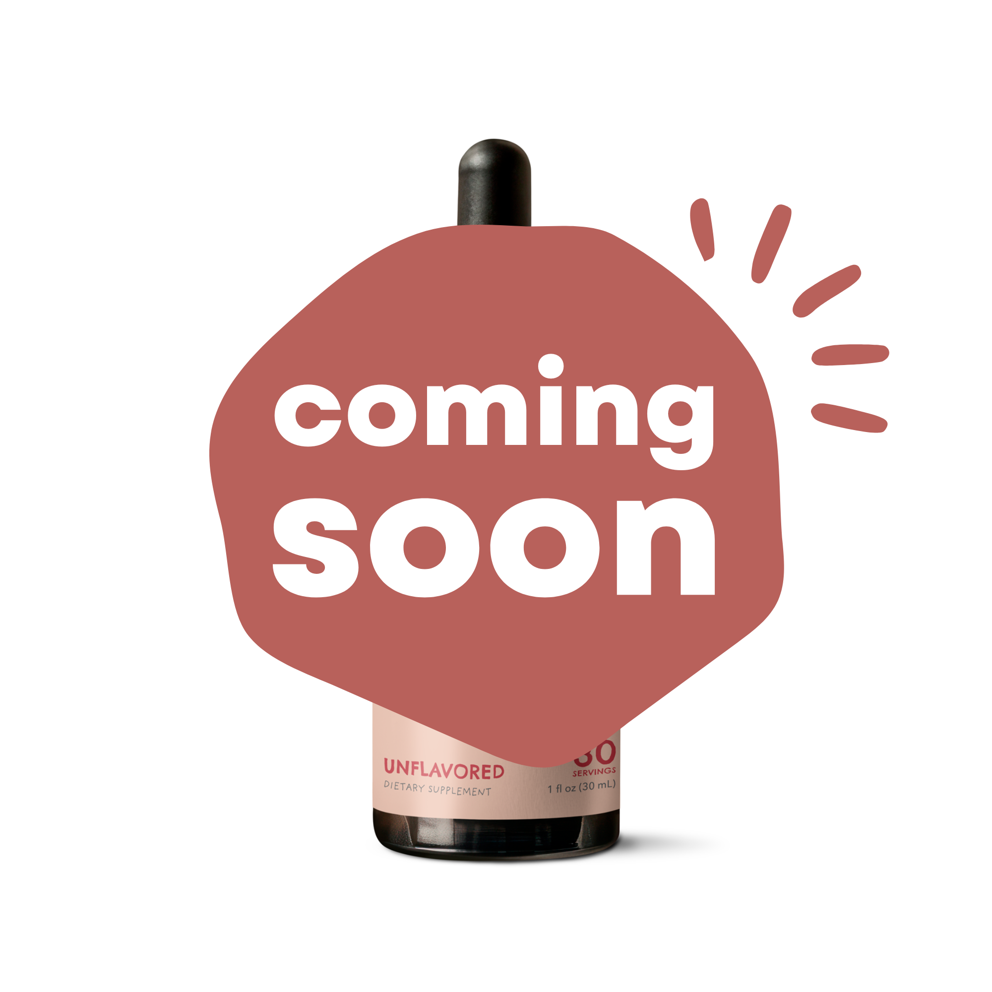 Mighty Iron Drops Product Image with Large Coming Soon Icon
