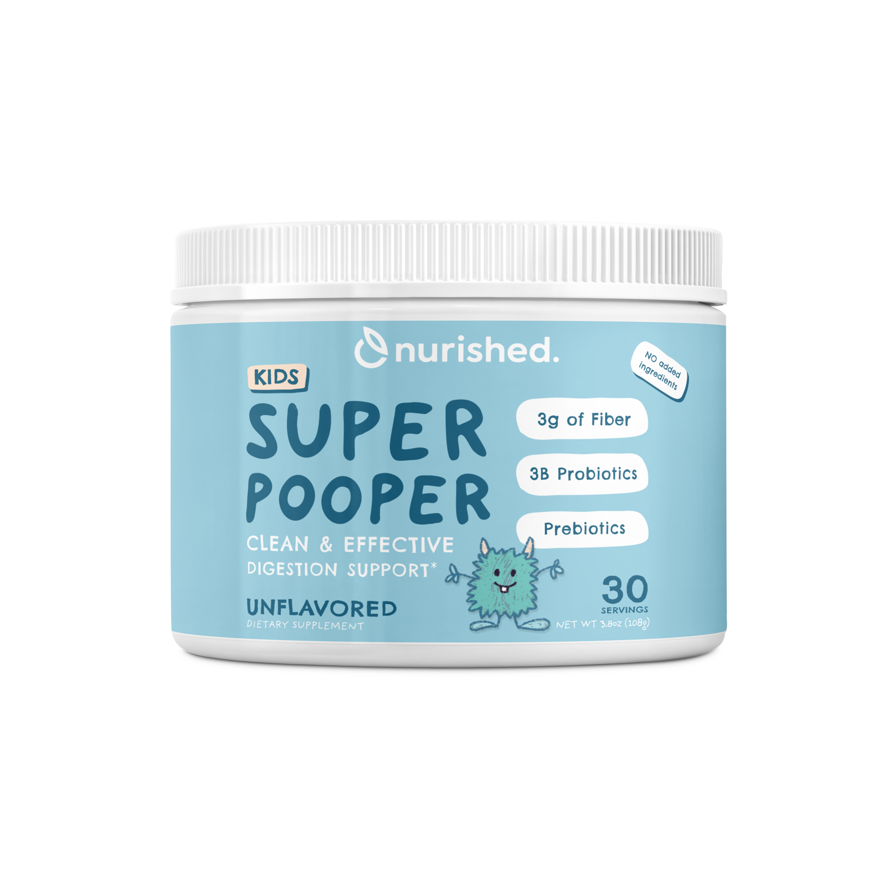 super pooper bottle hero image with white background